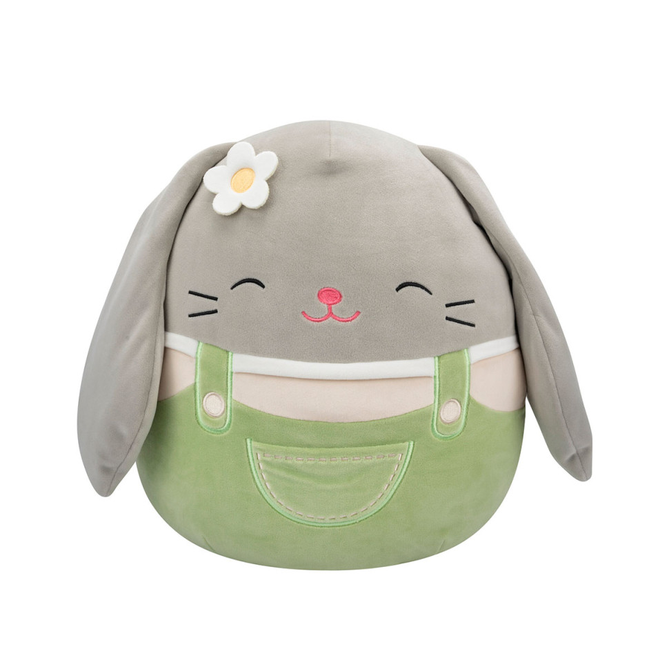 Мягкая игрушка Зайчик Блейк с ромашкой Squishmallows SQER00948, 19 см