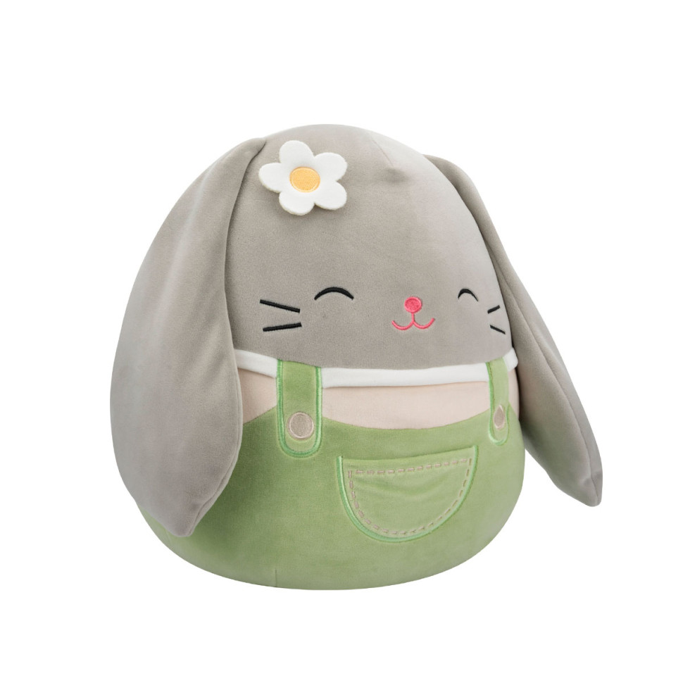 Мягкая игрушка Зайчик Блейк с ромашкой Squishmallows SQER00948, 19 см