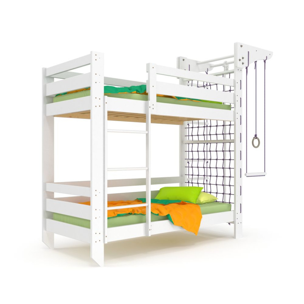 Двоярусне спортивне ліжко SportBaby babyson 7, 80x190см