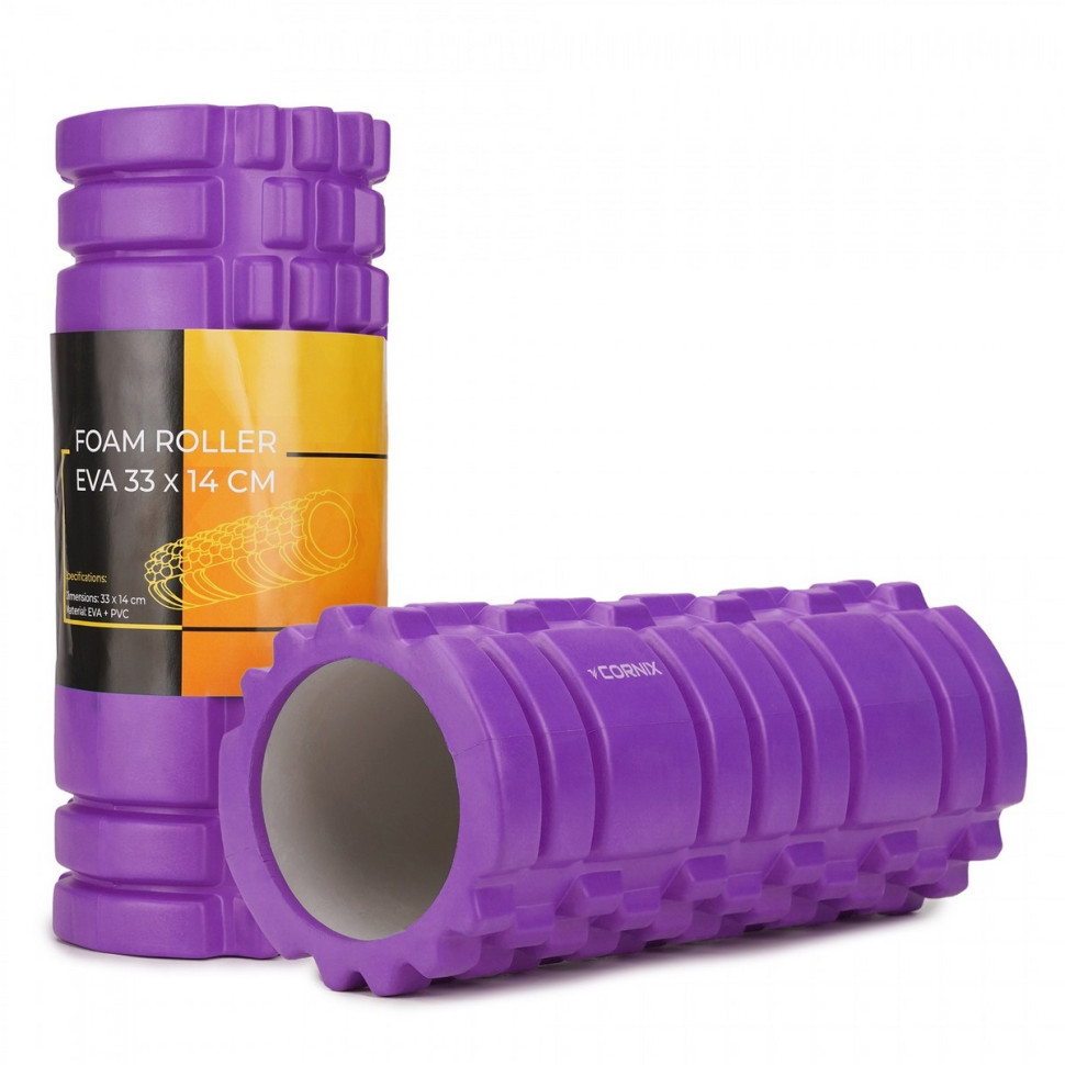 Масажний ролик Cornix XR-0032 EVA 33 x 14 см, Violet