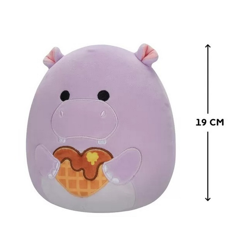 М'яка іграшка БЕГЕМОТ ХАННА Squishmallows SQCR05409, 19 см