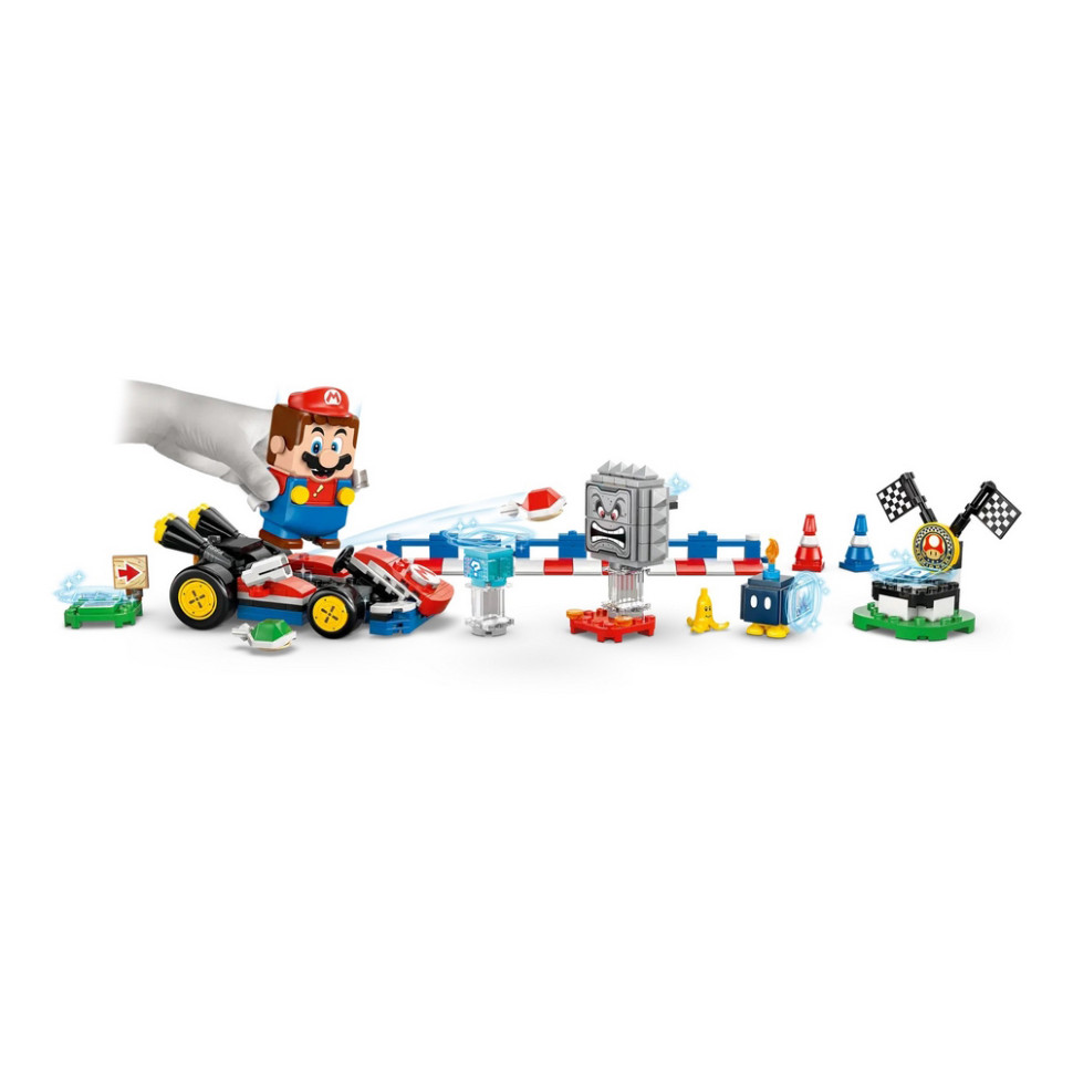 Конструктор Super Mario Mario Kart – Interactive LEGO 72043, 278 деталей