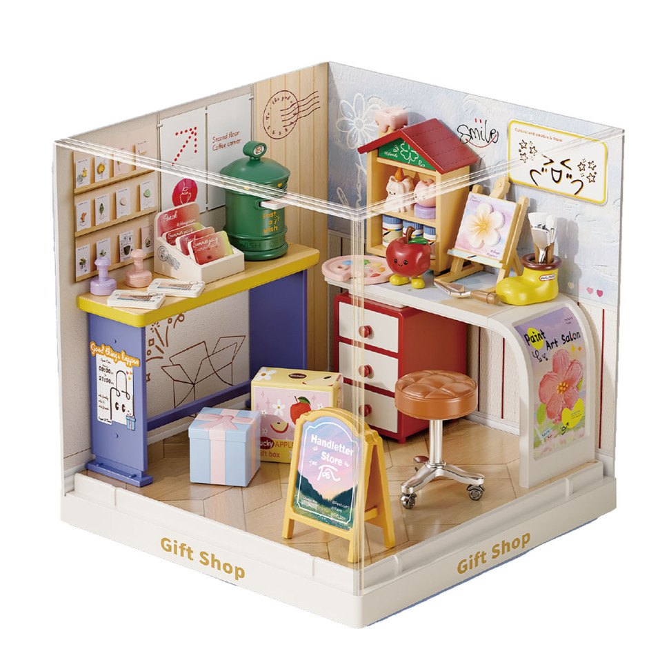 Конструктор-румбокс Крамниця подарунків Mini House 8037-MH серії 