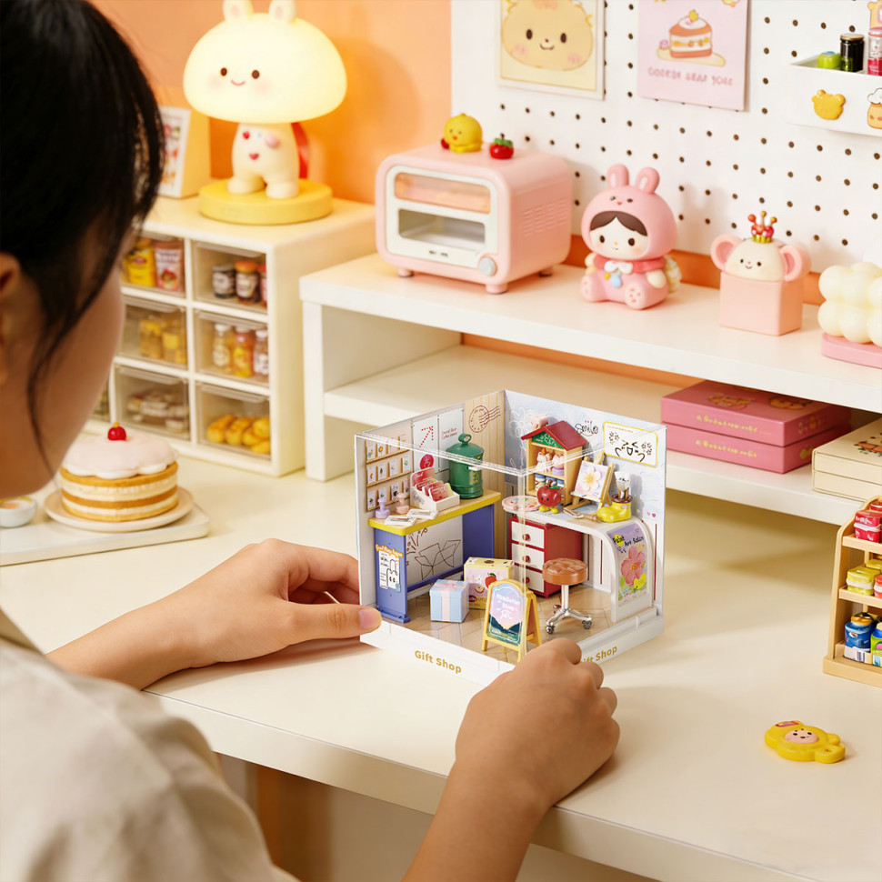 Конструктор-румбокс Крамниця подарунків Mini House 8037-MH серії 