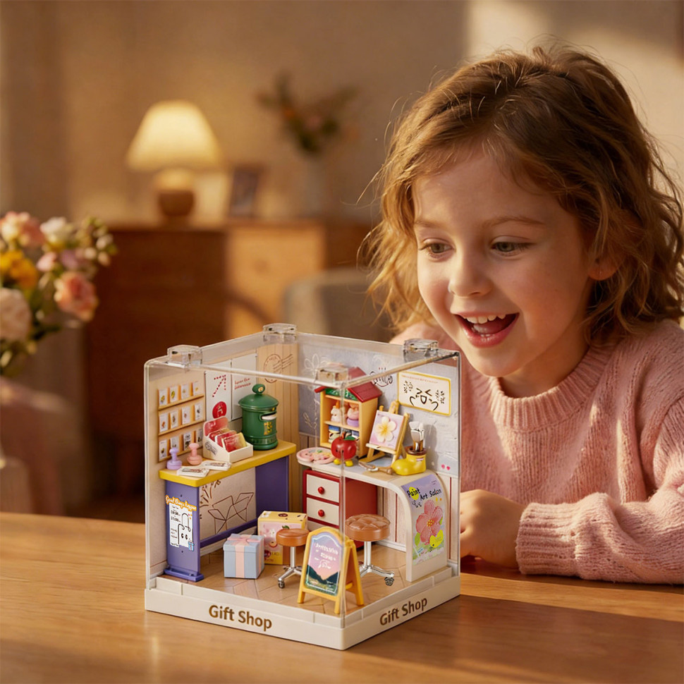 Конструктор-румбокс Крамниця подарунків Mini House 8037-MH серії 