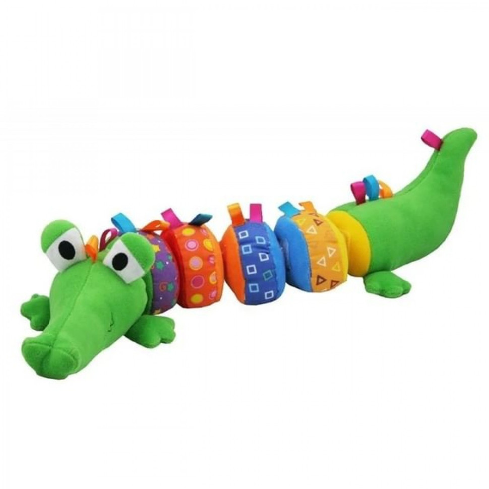 Мягкая детская игрушка Крокодил Baby Mix PL-8273-50 зеленый мягкая игрушка