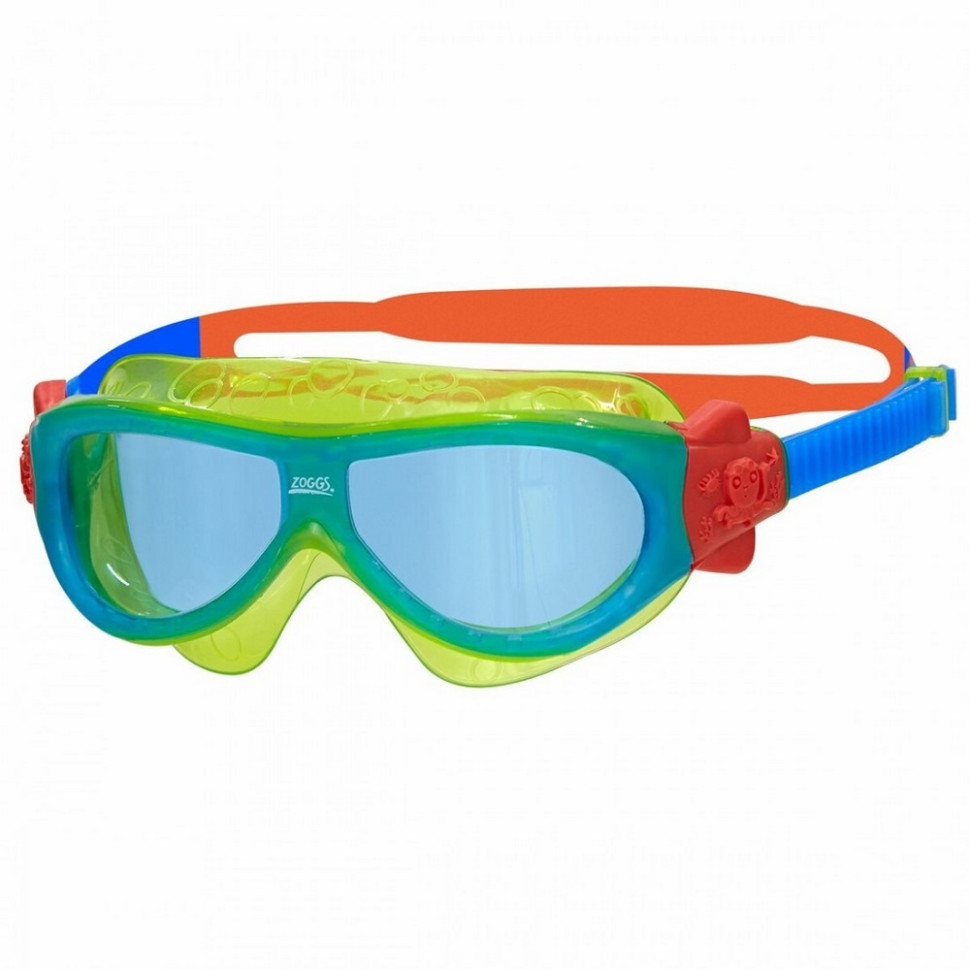 Окуляри для плавання дитячі Phantom Kids Mask Zoggs 300550.BLRDTBL, зелено-сині