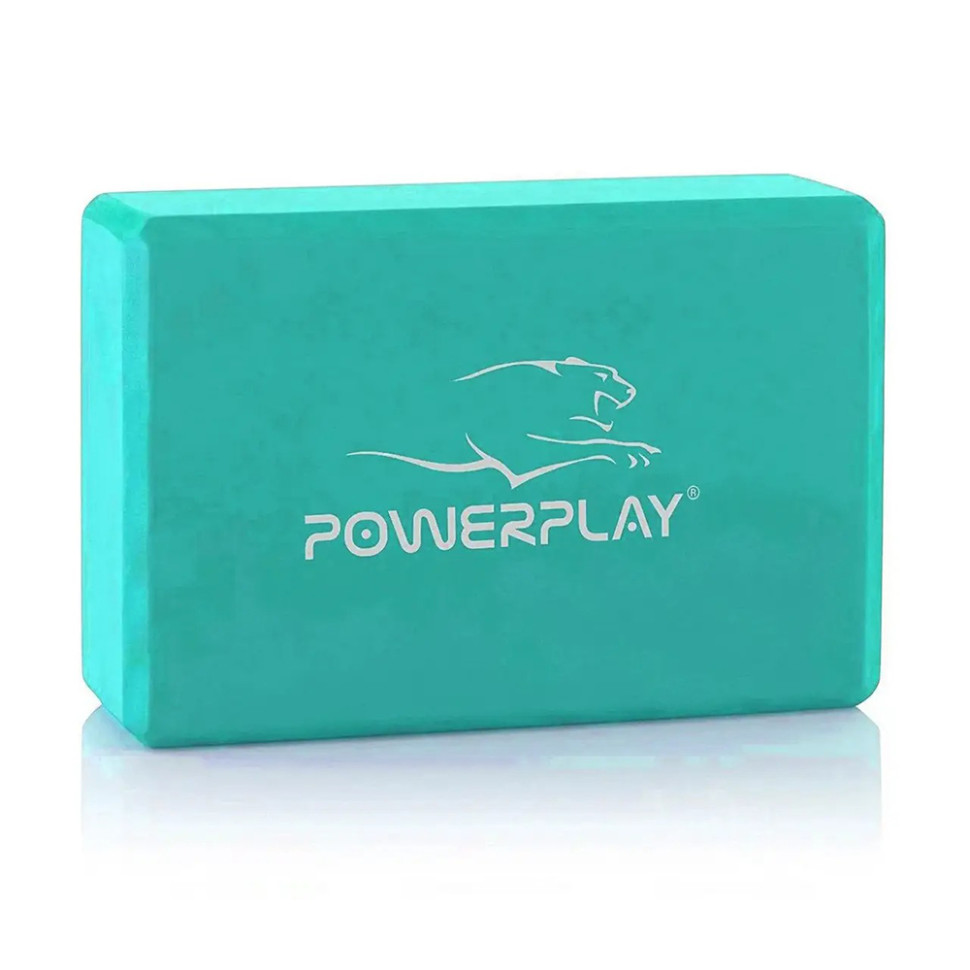 Блок для йоги PowerPlay PP_4006_Mint_Yoga_Brick, Мятный
