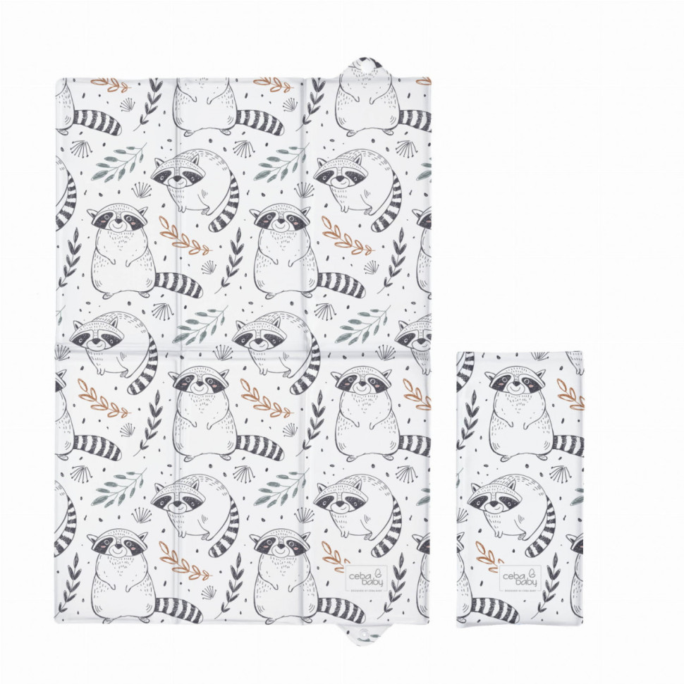 Пеленальний матрац Raccoon Cebababy W-305-000-636 Watercolor Word, 40х60 см