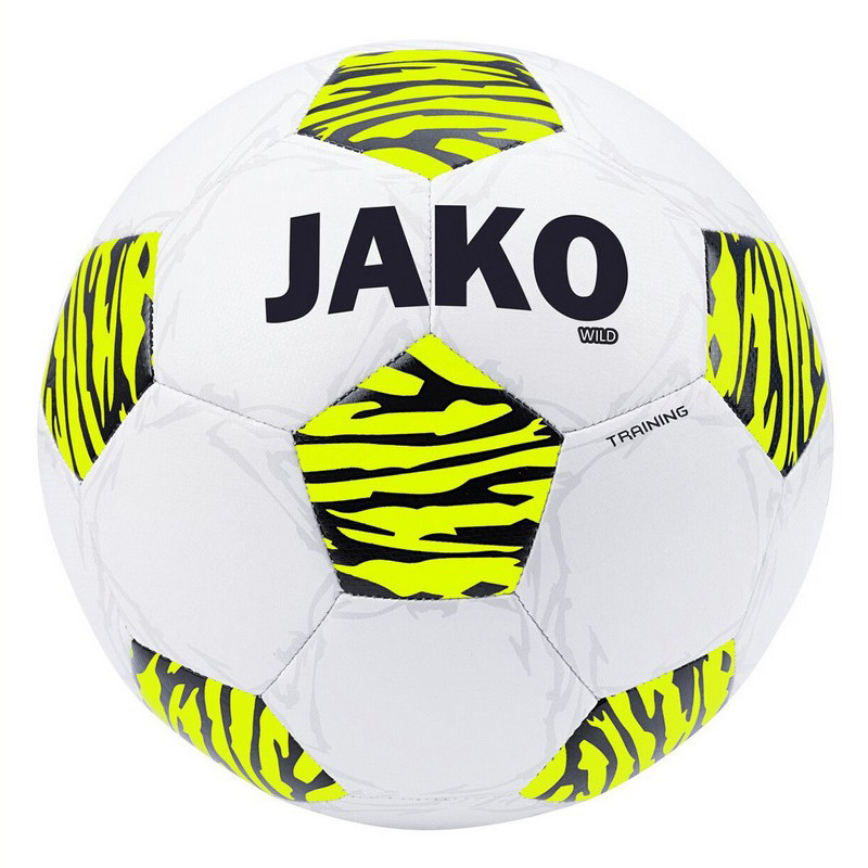 М'яч футбольний Training ball Wild Jako 2309-648 білий, жовтий, чорний № 6