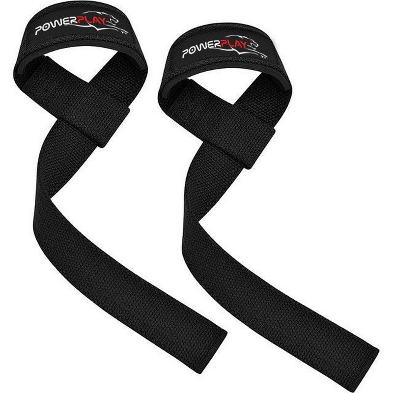 Лямки для тяги 7065 Classic Lifting Gym Straps PowerPlay PP_7065_Black, Черные
