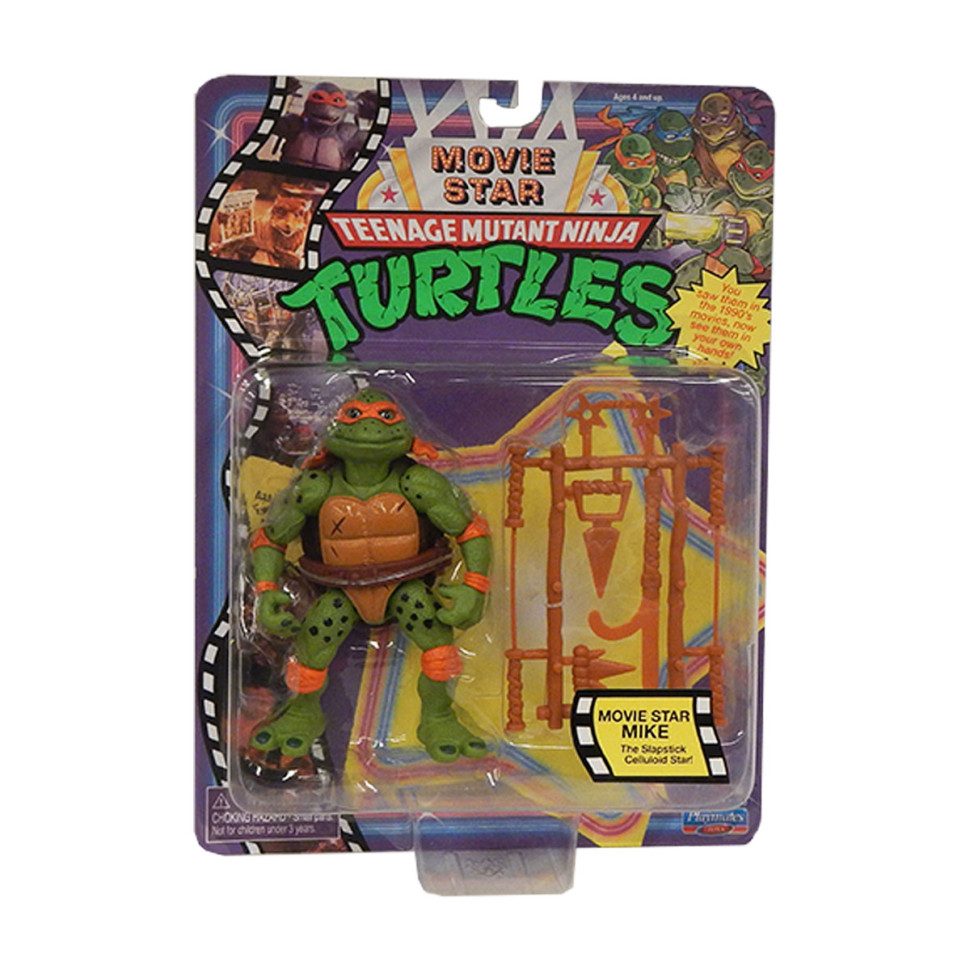 Фигурка Микеланджело TMNT 81333 серии ЧЕРЕПАШКИ-НИНДЗЯ MOVIE STAR 1992 