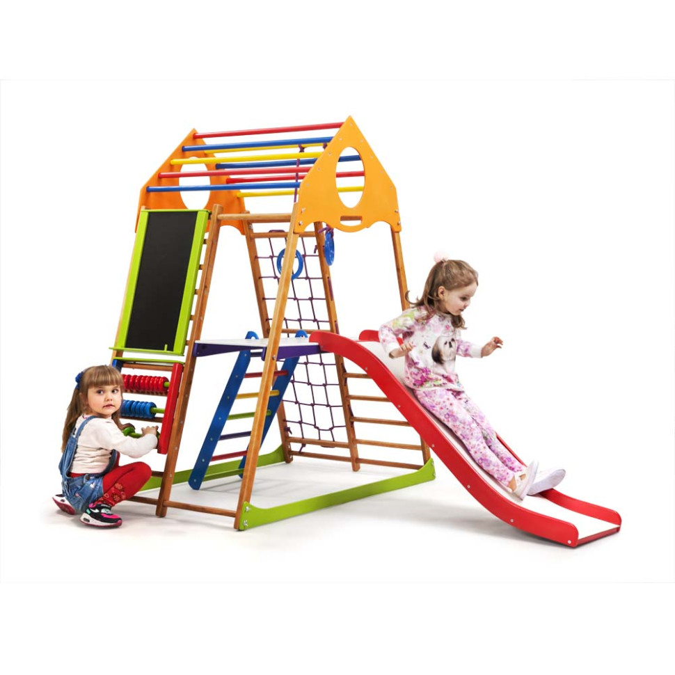 Дитячий спортивний комплекс SportBaby KindWood Plus 3 для дому