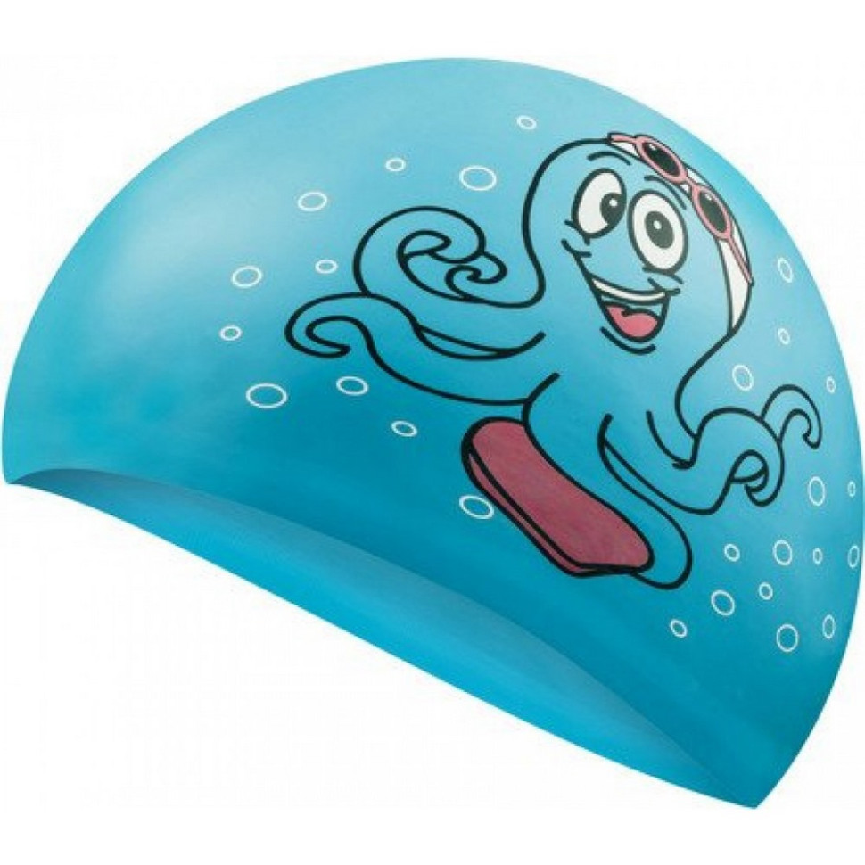 Шапка для плавання KIDDIE Octopus 7216 Aqua Speed 142-Octopus,​​ блакитний, OSFM