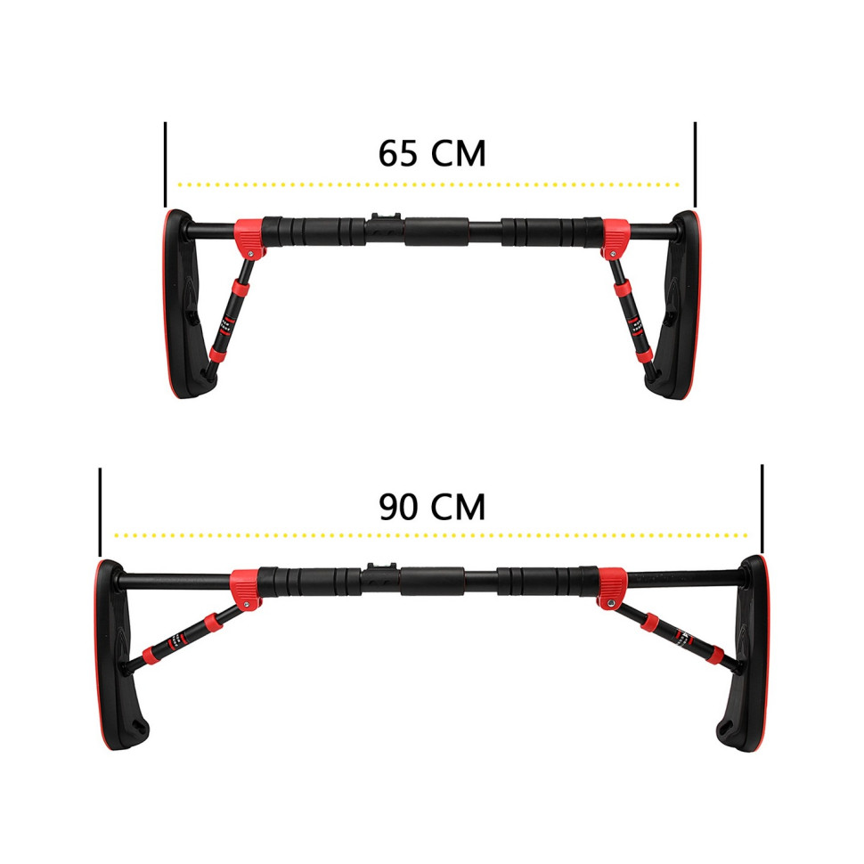 Турнік розсувний Elite Cornix XR-0289 Black/Red, розмір 65 х 90 см 