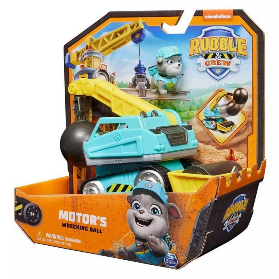 Детский строительный автомобиль с фигуркой Мотора Spin Master SM28500/6069659