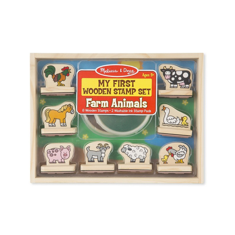 Набор для творчества деревянные штампы 