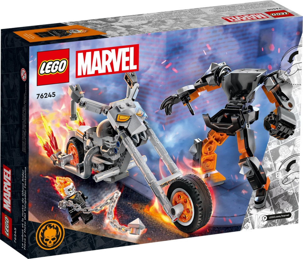 Конструктор LEGO Super Heroes Призрачный всадник: робот и мотоцикл 76245