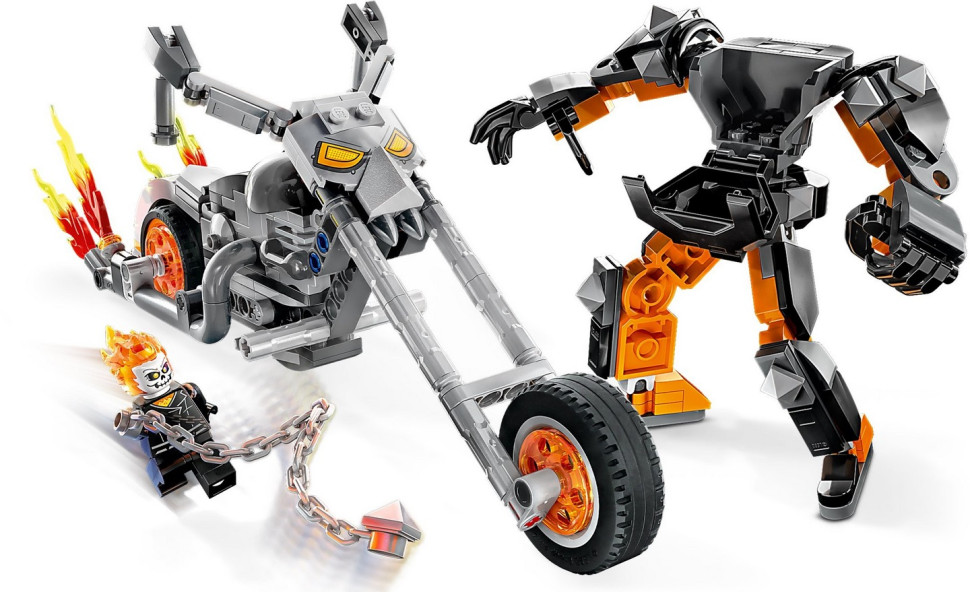 Конструктор LEGO Super Heroes Призрачный всадник: робот и мотоцикл 76245