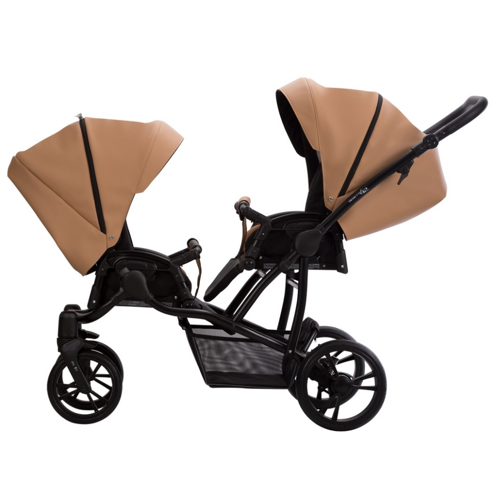 Универсальная коляска 2 в 1 для двойни Pro Verdi 9023-VF2025-PRO23