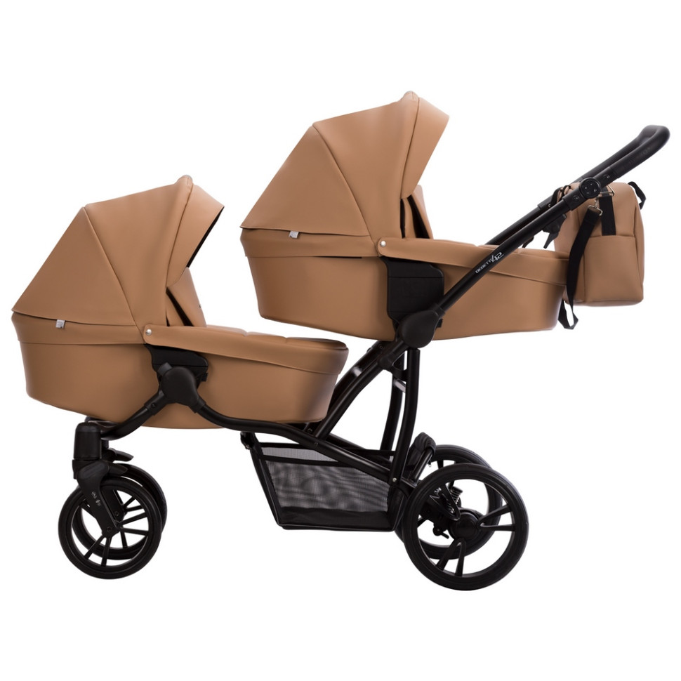 Универсальная коляска 2 в 1 для двойни Pro Verdi 9023-VF2025-PRO23