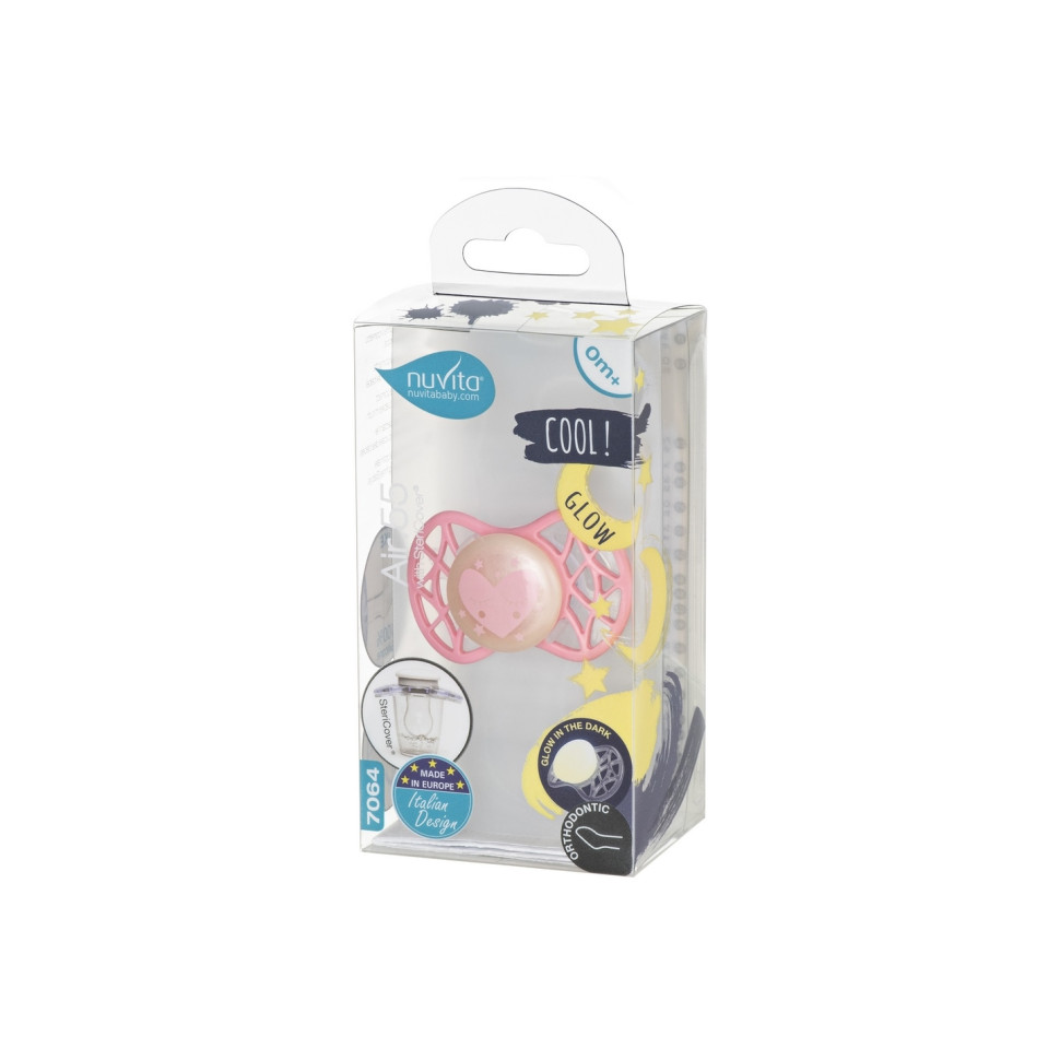 Пустышка Nuvita 7064 Air55 Cool ортодонтическая 0m+ 