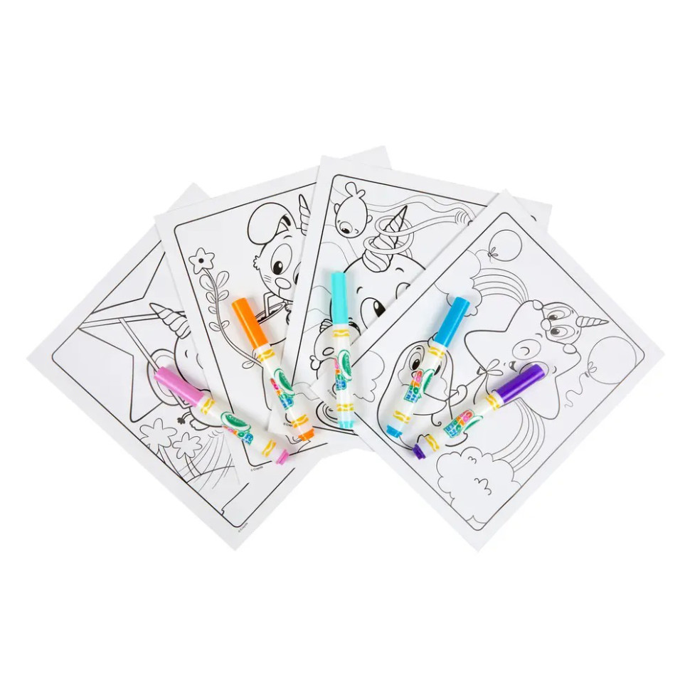 Дитяча розмальовка Color Wonder Єдинорогі створіння Crayola 919069.018, 18 сторінок