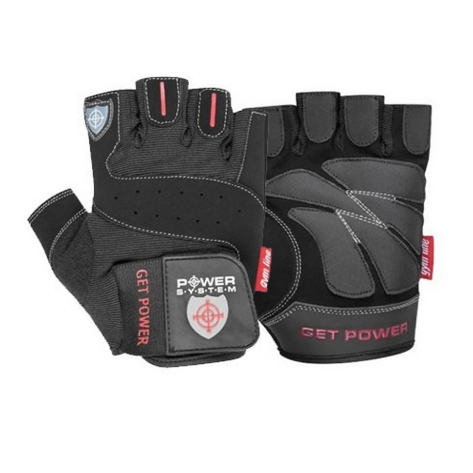 Рукавички для фітнесу Get Power Power System PS-2550_M_Black, M