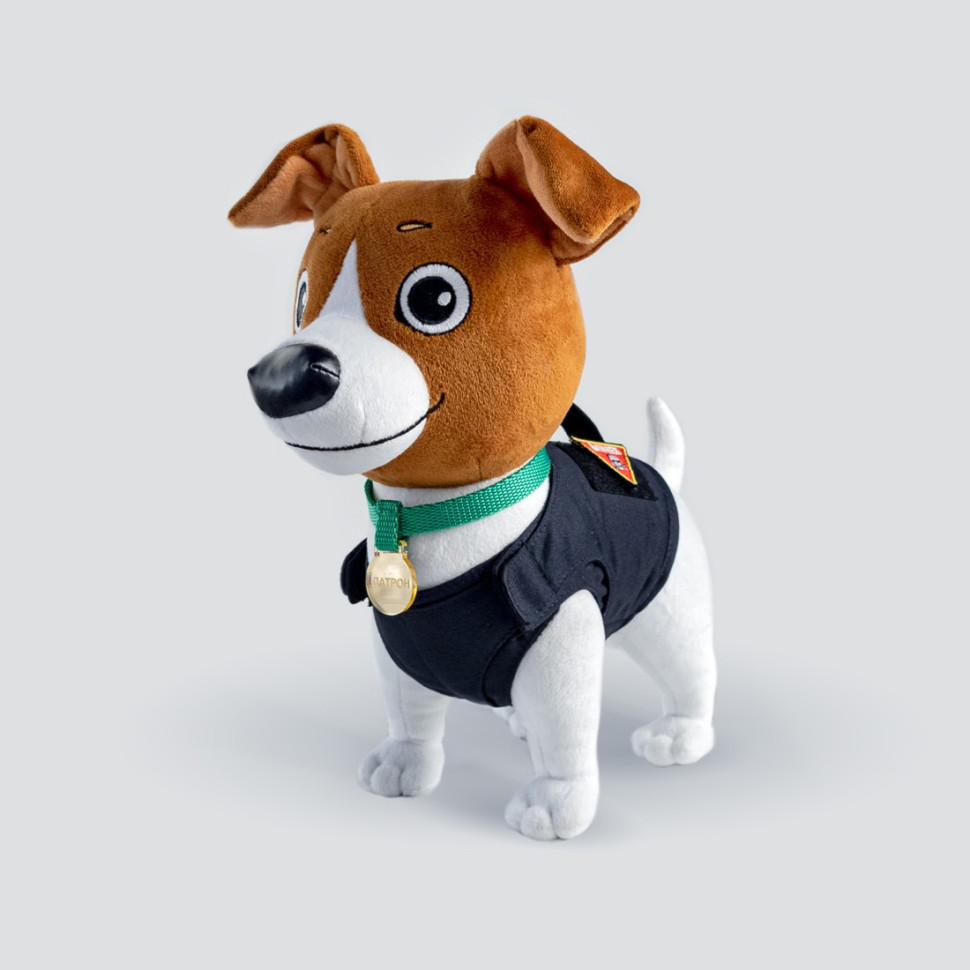 Плюшевая игрушка пес Патрон WP Merchandise FWPATRONPL22WTBN1, 27 см