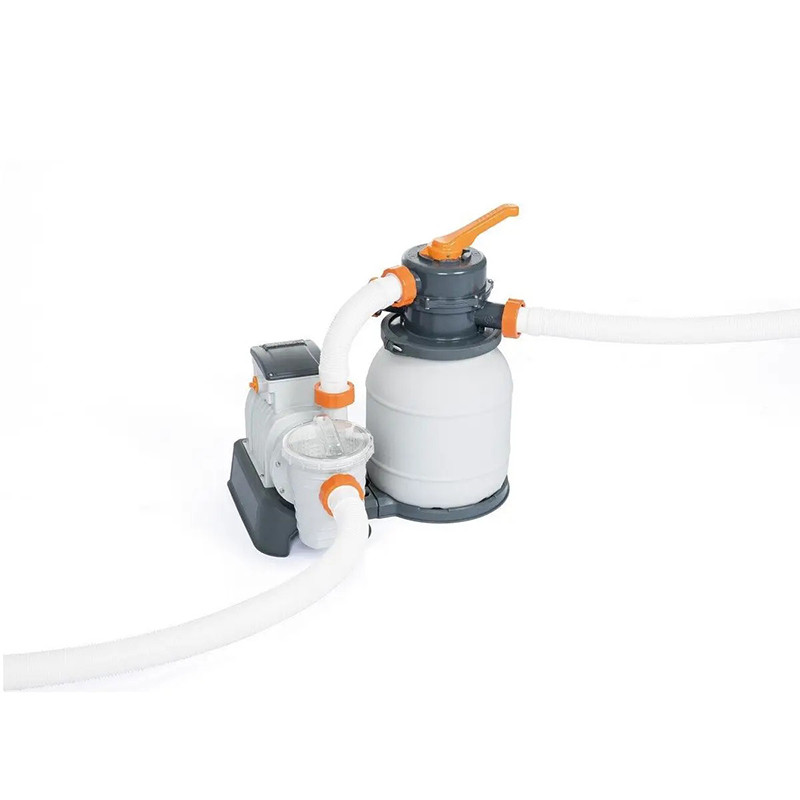 Басейн каркасний Bestway 5612B 640х274х132 см, 5678 л, тент, сходи, дозатор