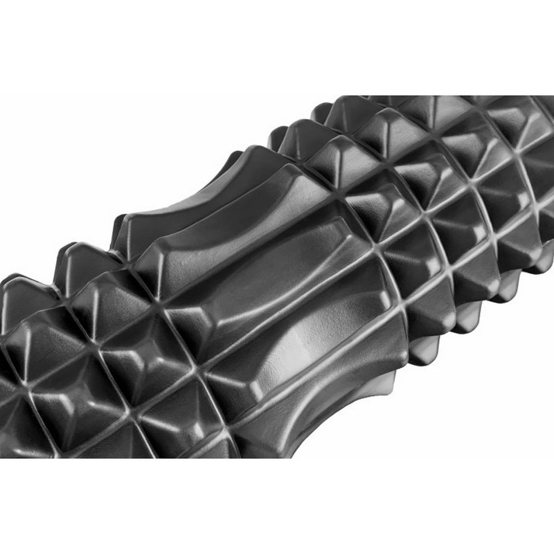 Массажный ролик Solid Roller v.1.2s EasyFit EF-2052-BK 33 х 13 см, черный