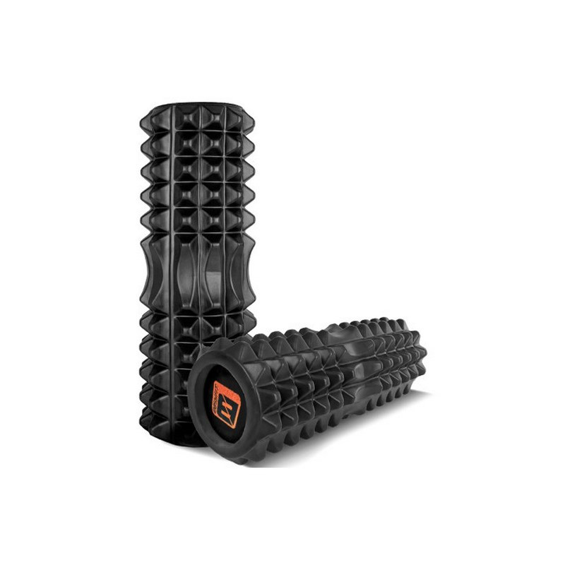 Массажный ролик Solid Roller v.1.2s EasyFit EF-2052-BK 33 х 13 см, черный