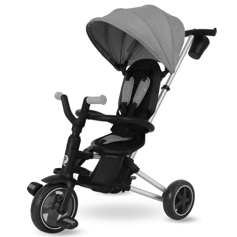 Велосипед триколісний дитячий Qplay S700-6NovaEvaGrey складаний