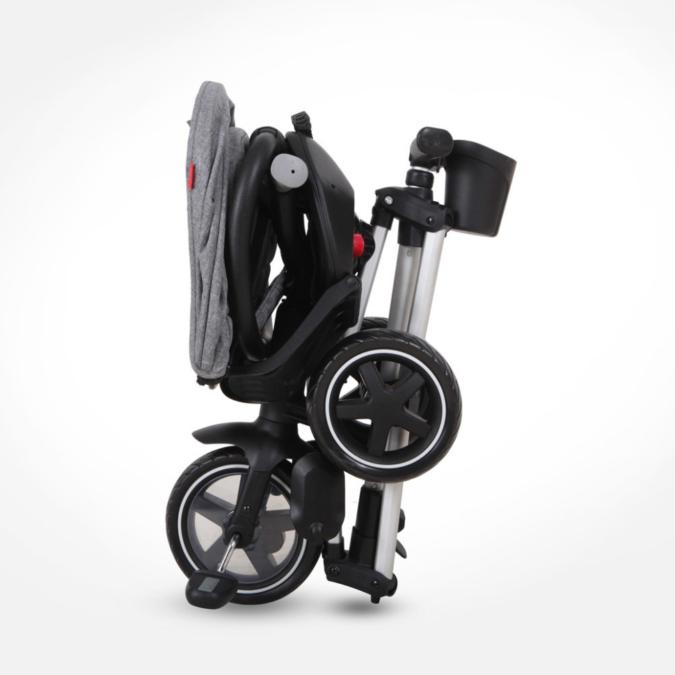 Велосипед триколісний дитячий Qplay S700-6NovaEvaGrey складаний