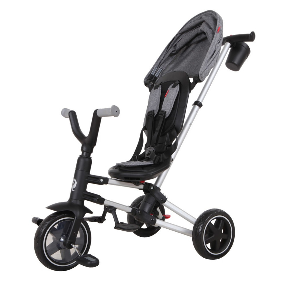 Велосипед триколісний дитячий Qplay S700-6NovaEvaGrey складаний