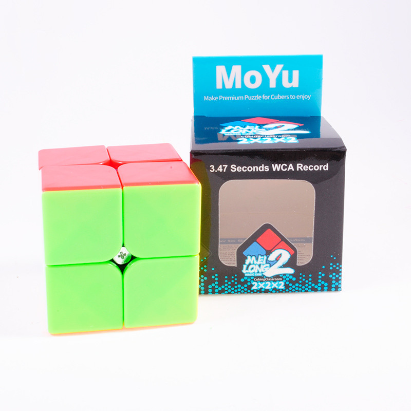 MoYu Meilong 2х2 stickerless | Кубик Мейлонг 2х2 без наклейок MF8861B