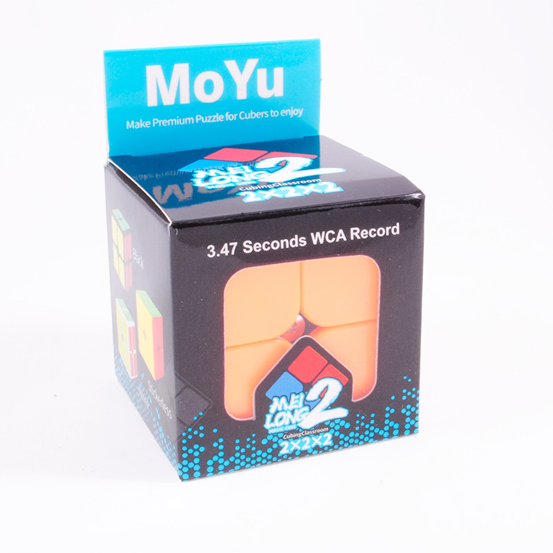 MoYu Meilong 2х2 stickerless | Кубик Мейлонг 2х2 без наклейок MF8861B