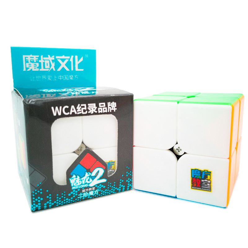 MoYu Meilong 2х2 stickerless | Кубик Мейлонг 2х2 без наклейок MF8861B