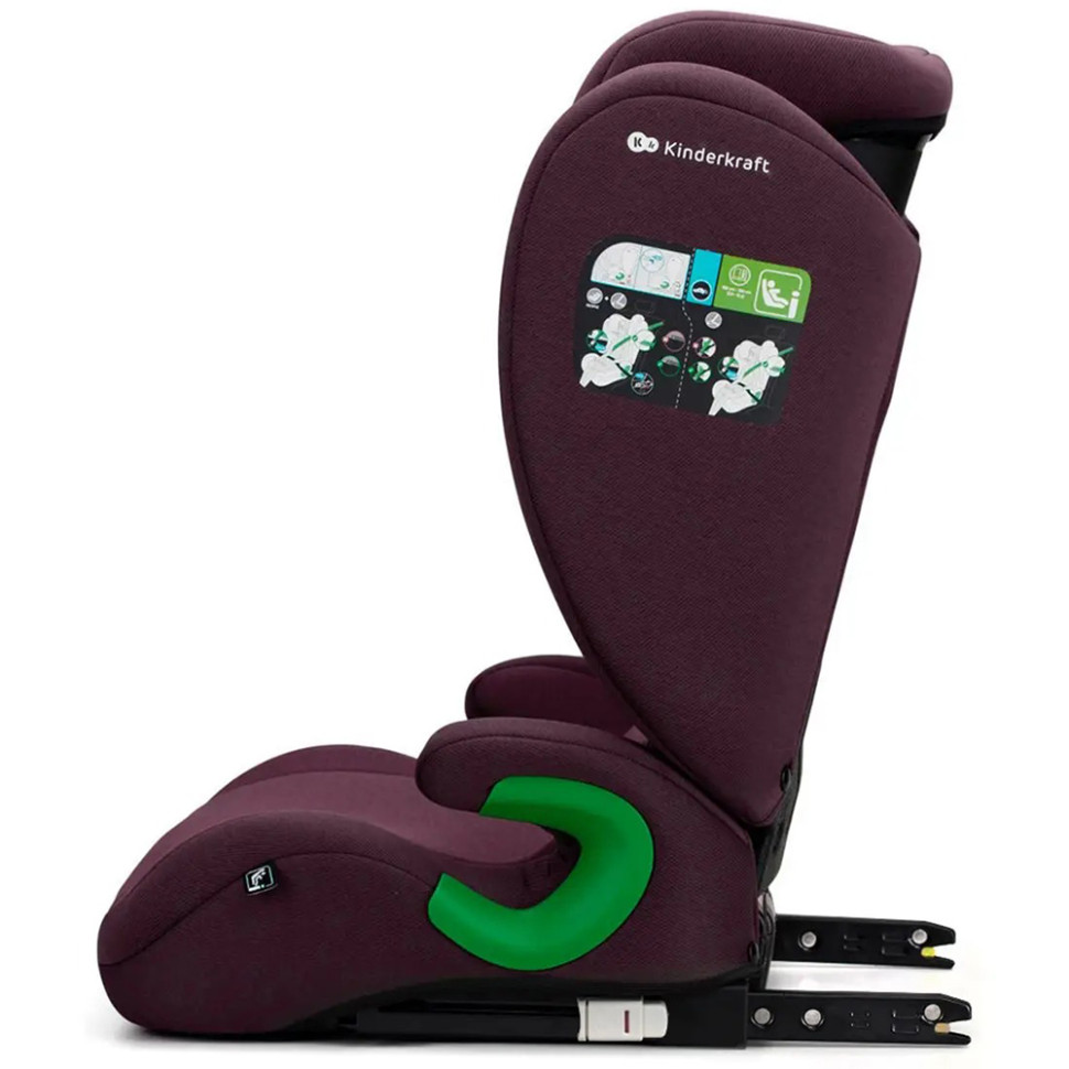 Автокрісло Junior Fix 2 i-Size Kinderkraft KCJUFI20RED0000 Cherry Pearl 