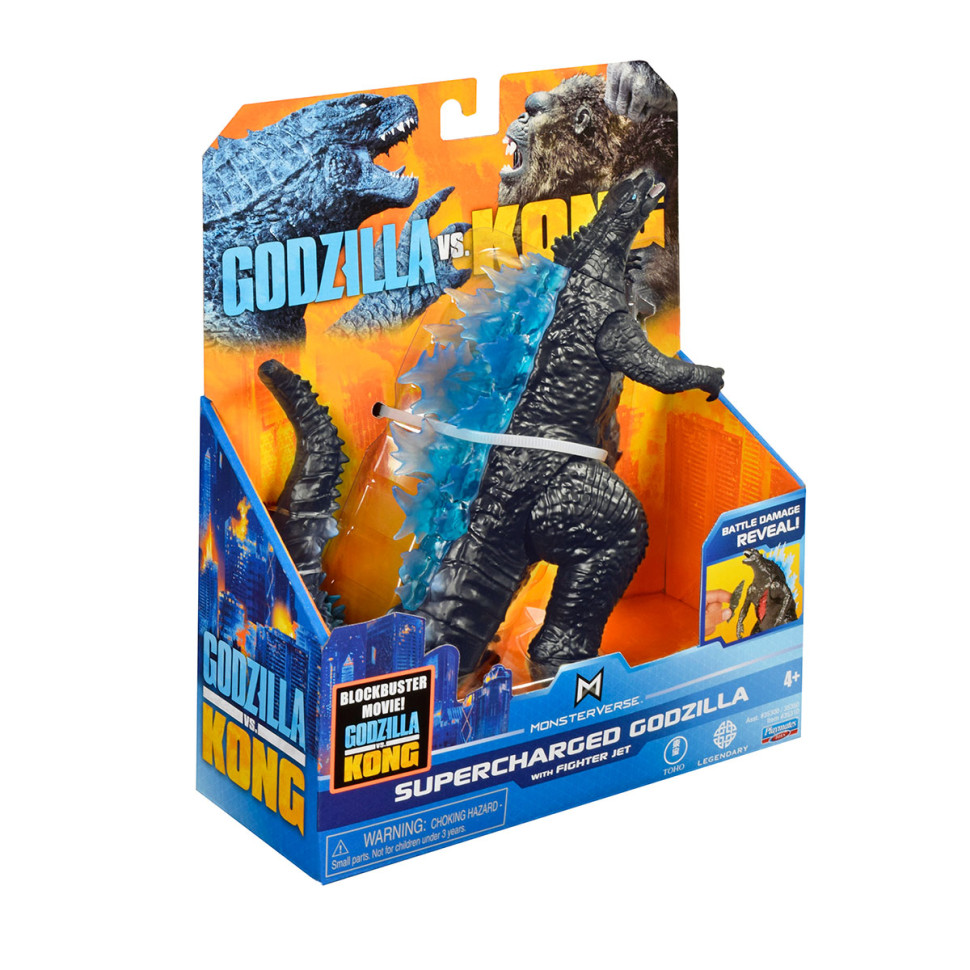 Ігрова фігурка GODZILLA VS. KONG 35310 ГОДЗИЛА з суперенергією і з винищувачем
