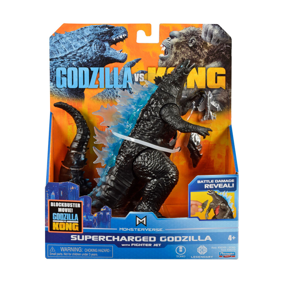 Ігрова фігурка GODZILLA VS. KONG 35310 ГОДЗИЛА з суперенергією і з винищувачем