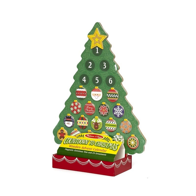 Новогодний магнитный календарь Melissa&Doug MD13571 деревянный