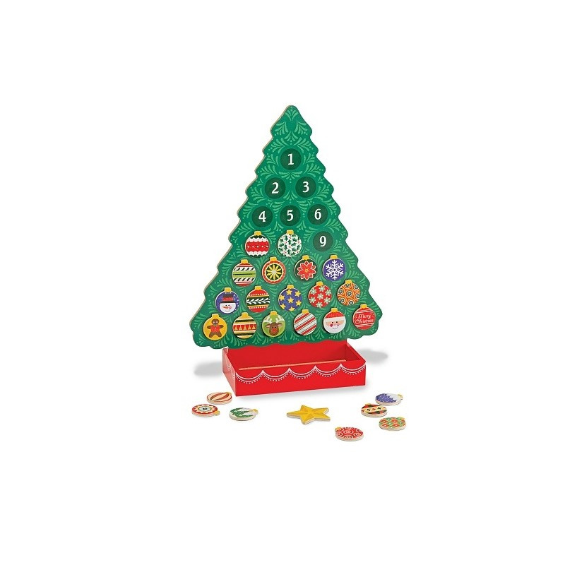 Новогодний магнитный календарь Melissa&Doug MD13571 деревянный