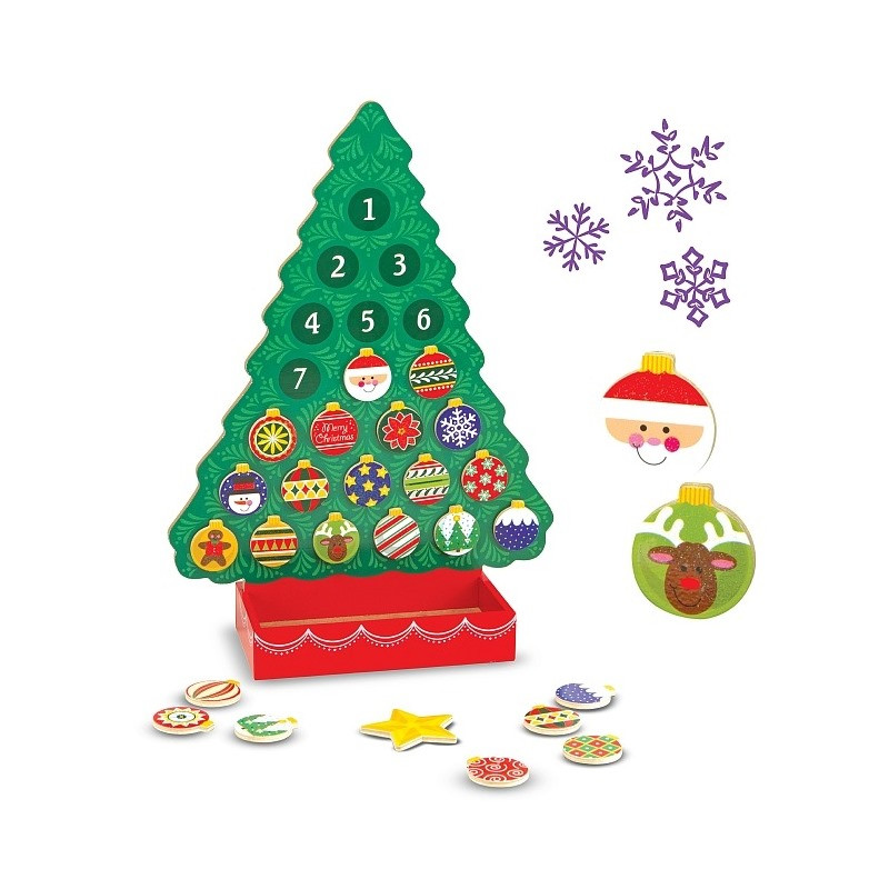 Новогодний магнитный календарь Melissa&Doug MD13571 деревянный