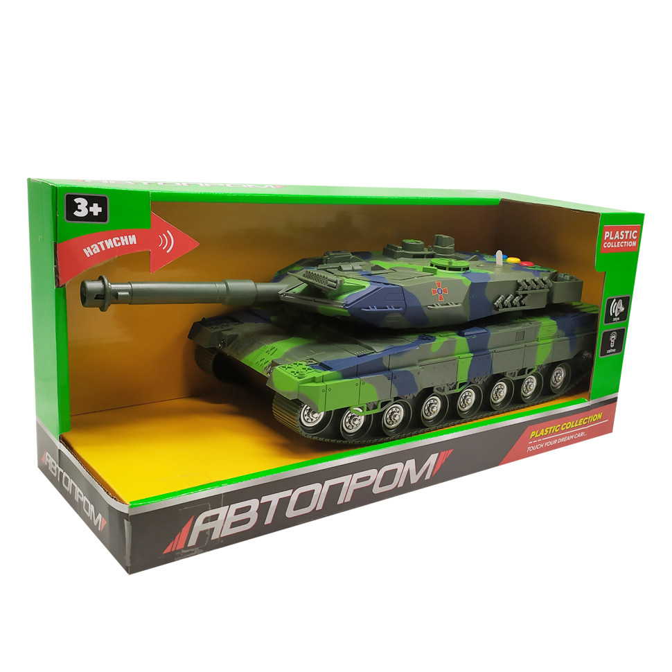 Детская игрушка Танк АВТОПРОМ 7960 свет, звук      