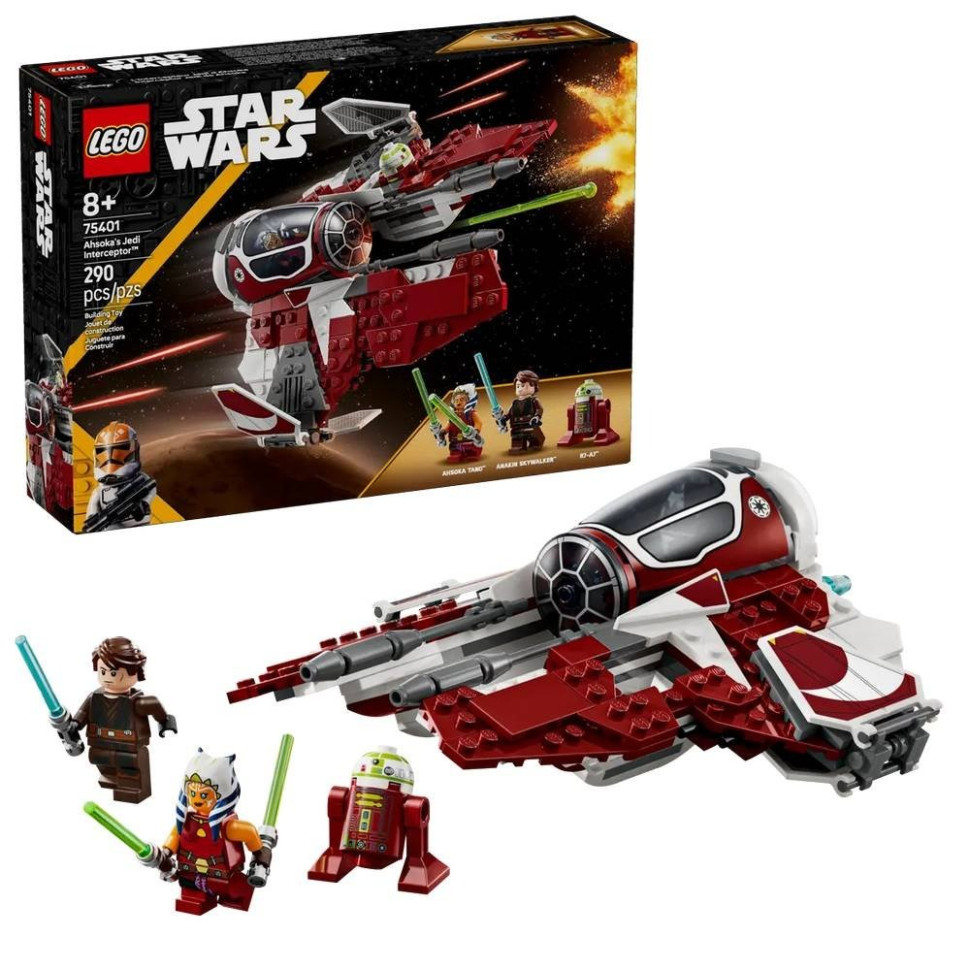 Конструктор Джедайський перехоплювач Асоки LEGO 75401, 290 деталей