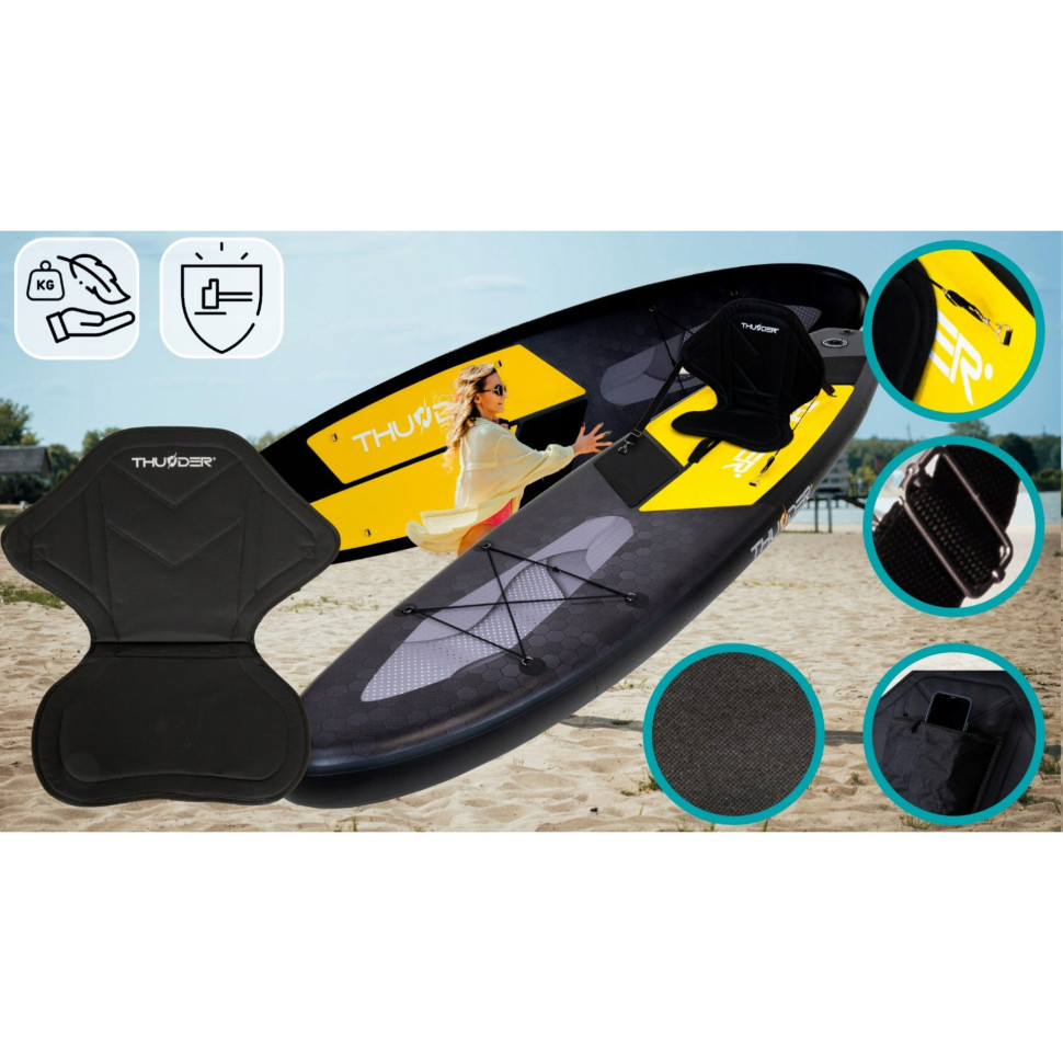 Надувна SUP дошка Raven Thunder SUP-RAVEN з веслом 320 см