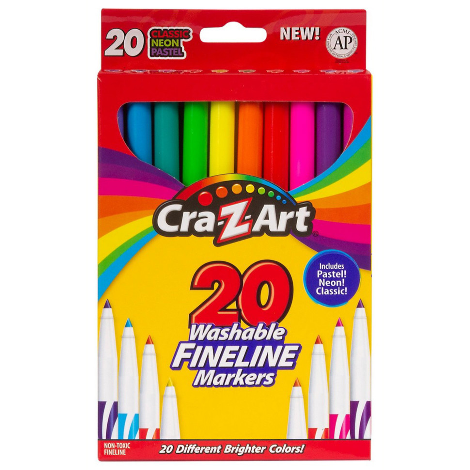 Дитячі маркери легкозмивні Cra-Z-Art 01308CRA 20 штук