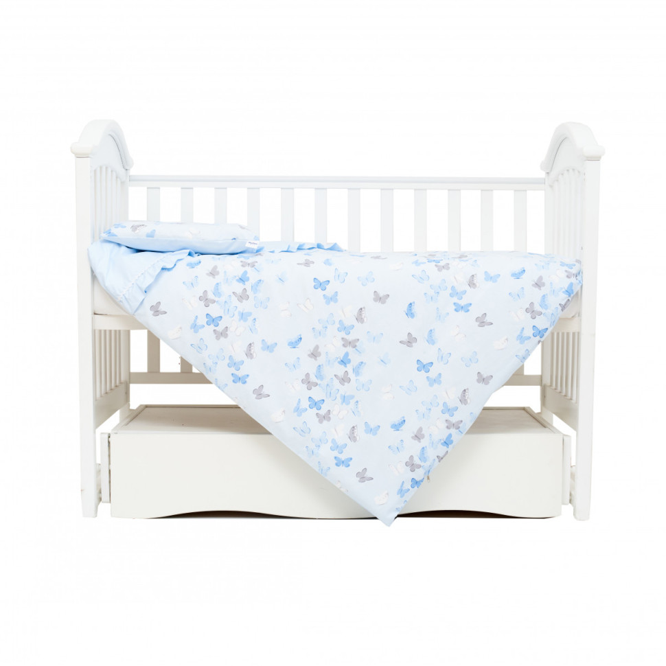 Сменная постель в детскую кроватку Butterfly Romantic Spring collection Twins 3024-RS-04, 3 элемента