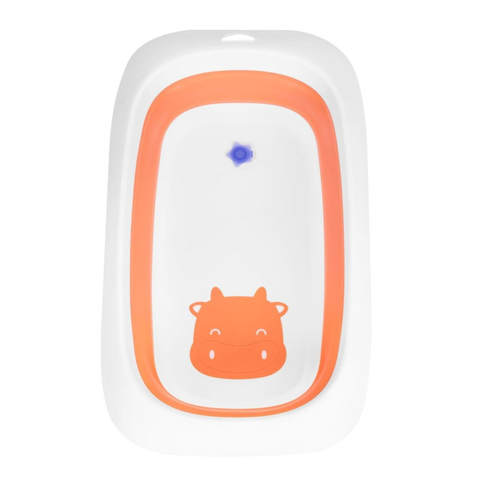 Детская ванночка для купания CARE Ecotoys HA-B31 ORANGE раскладная